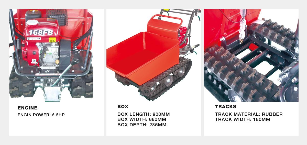 Hydraulic Mini Track Dumper hbsinostar1